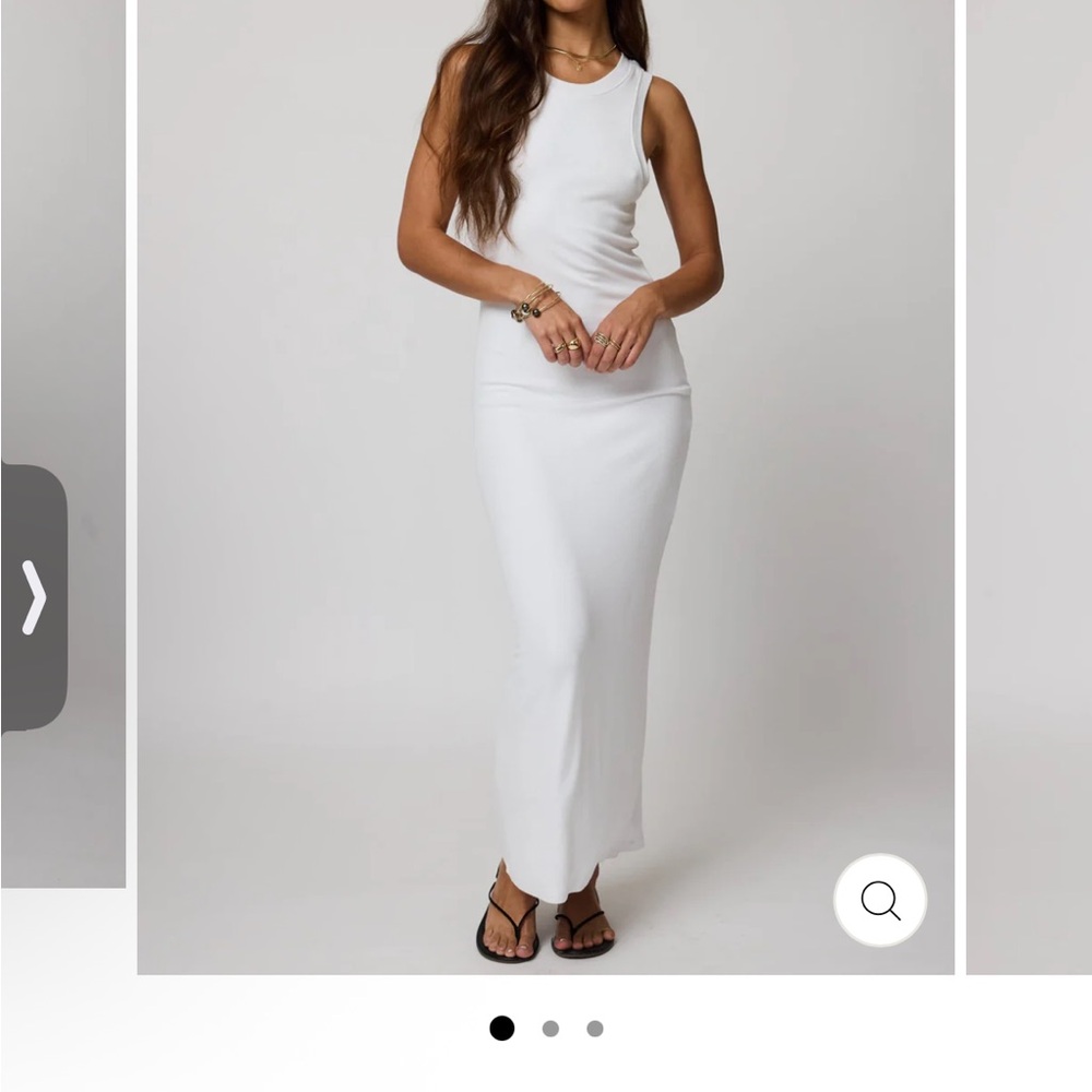 STILLWATER RIB HIGH NECK MAXI DRESS